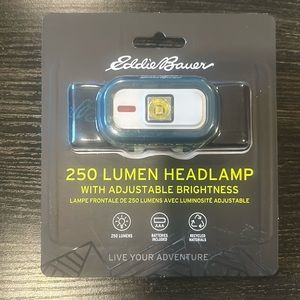 Brand new Eddie Bauer 250 Lumen headlamp.